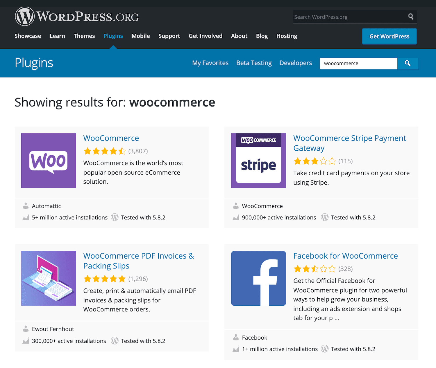 WooCommerce Plugins Repository